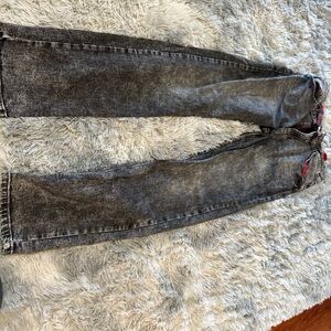 Wrangler boys Black Acid Wash Jeans